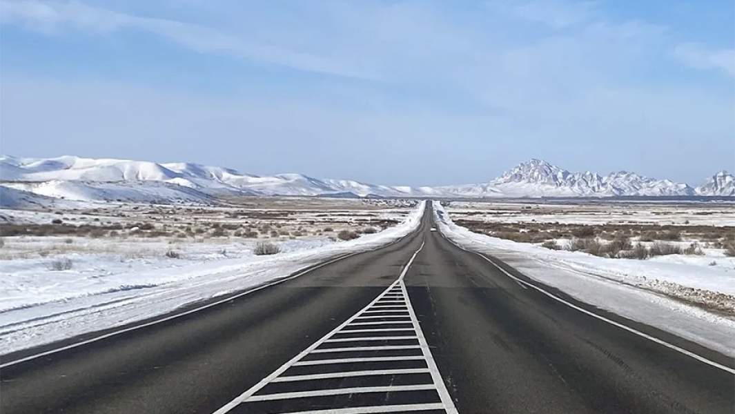 Шоссе в Туве