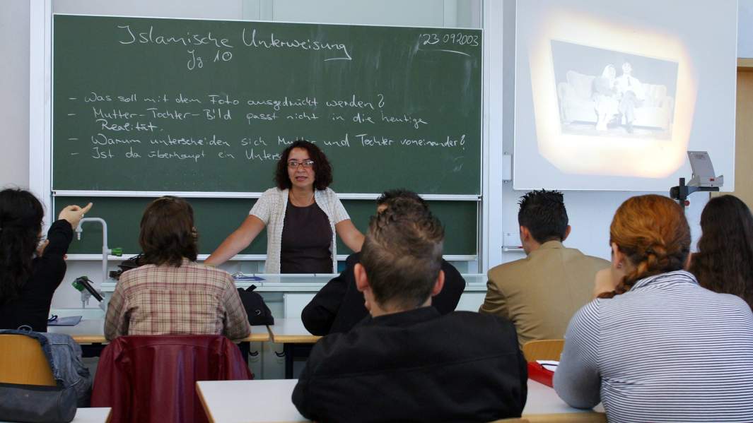 учащиеся на уроке в Германии