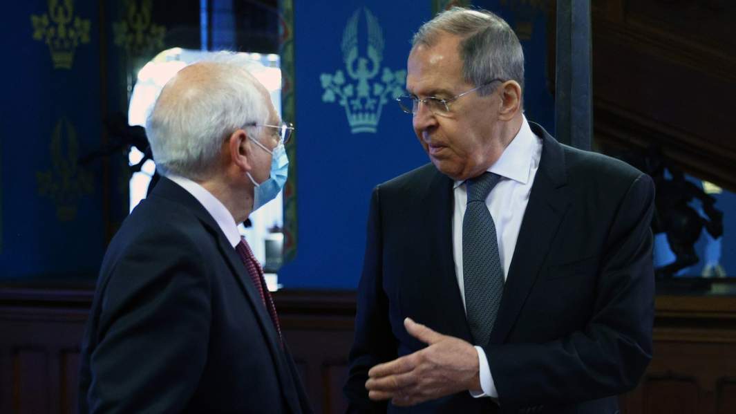 Встреча главы МИД РФ Сергея Лаврова и верховного представителя ЕС Жозепа Борреля