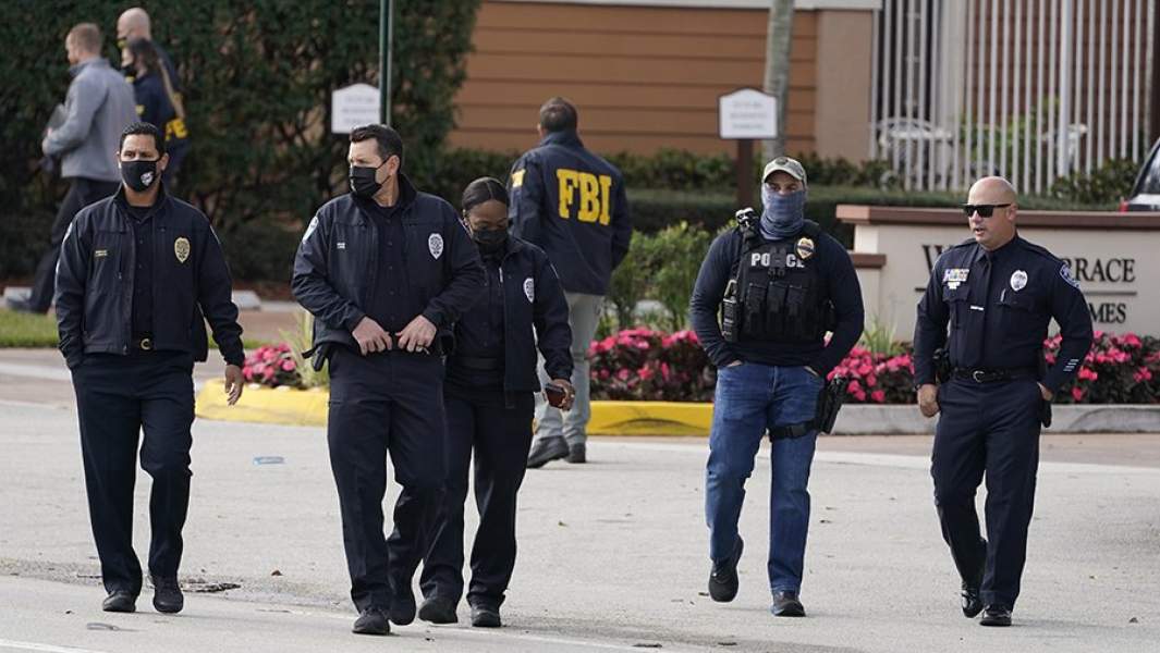 ситуация в районе, где произошла стрельба