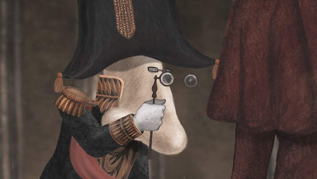 Кадр из мультипликационного фильма «Нос, или Заговор «не таких»