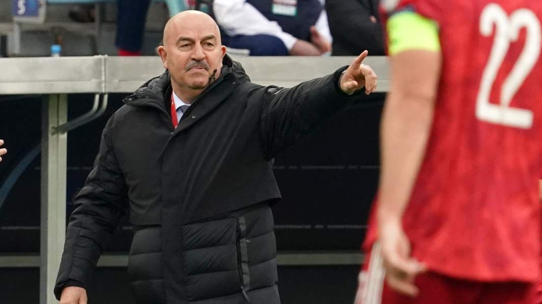 Матч отборочного турнира чемпионата мира по футболу 2022 между сборными командами России и Словении