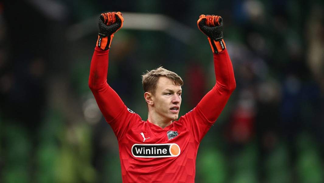 Вратарь ФК  «Краснодар» Матвей Сафонов