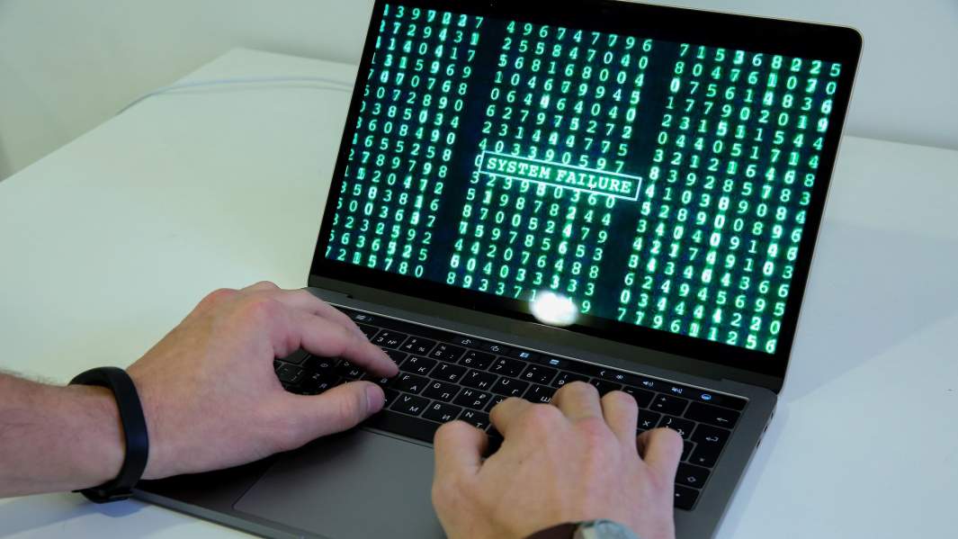 сбой в системе ноутбука