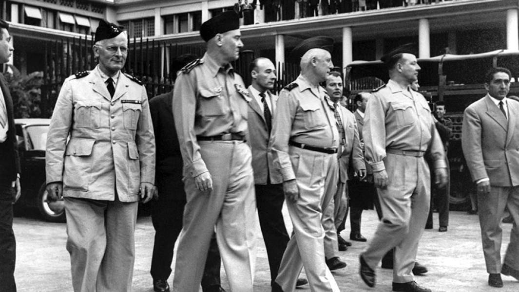 Французские генералы, устроившие вооруженный мятеж в Алжире 21 апреля 1961 года