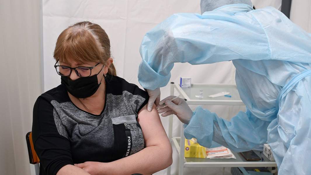 вакцинация в Алма-Ате