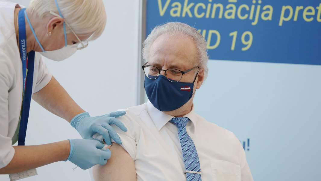 Президент Латвии Эгил Левитс