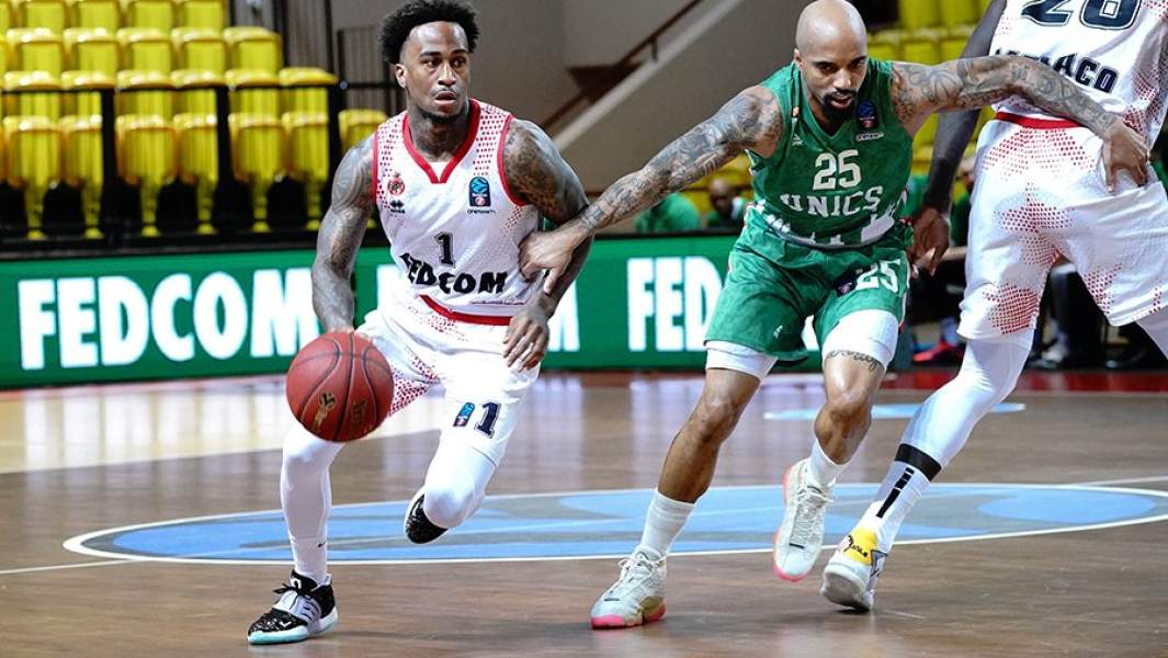 Матч финальной серии Кубка Европы по баскетболу сезона 2020/2021 между БК УНИКС (Казань, Россия) и БК "Монако" (Монако, Монако)