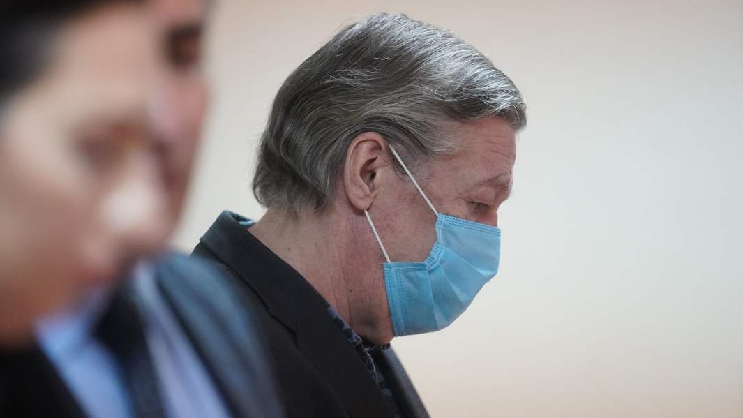 Михаил Ефремов во время оглашения приговора