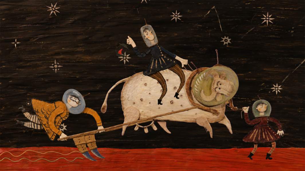 Кадр из мультфильма «А как наши космонавты»