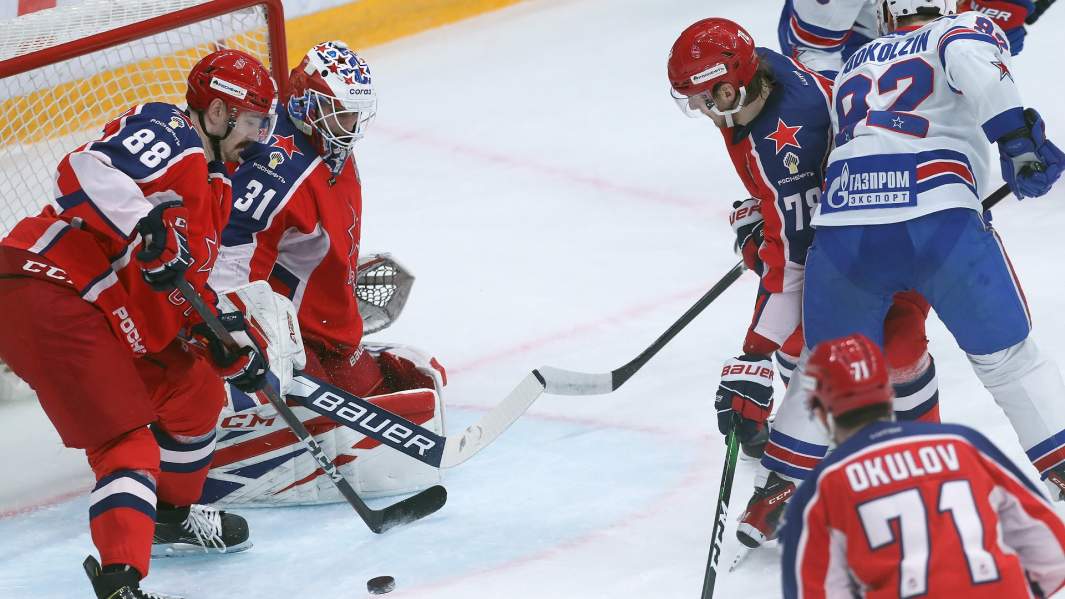 Матч Чемпионата КХЛ СКА-ЦСКА