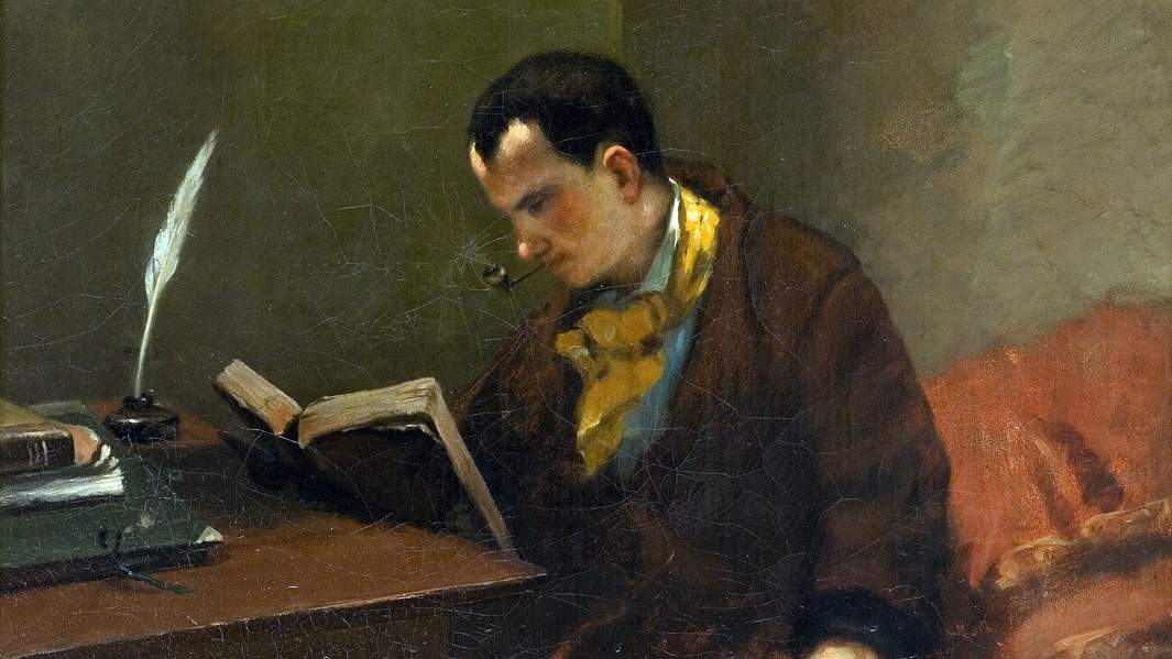 Портрет Шарля Бодлера кисти Гюстава Курбе