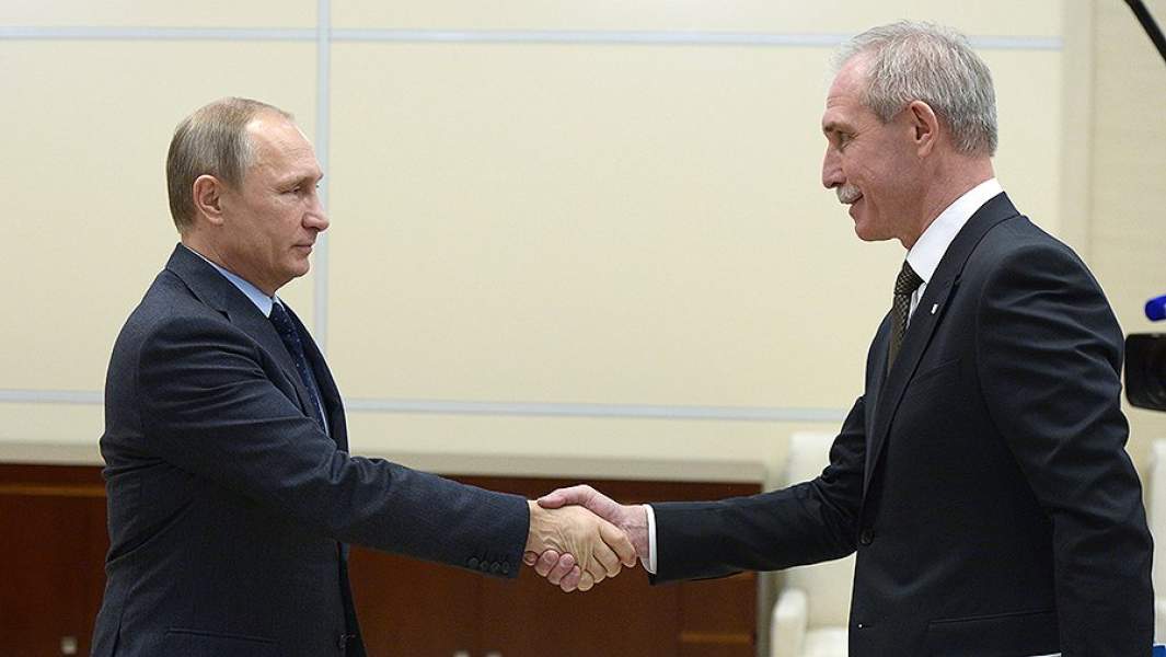 Владимир Путин и Сергей Морозов