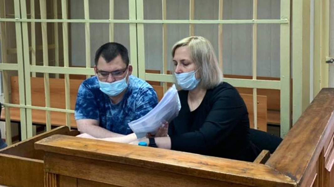 Александр Кобец на заседании Пресненского районного суда города Москвы