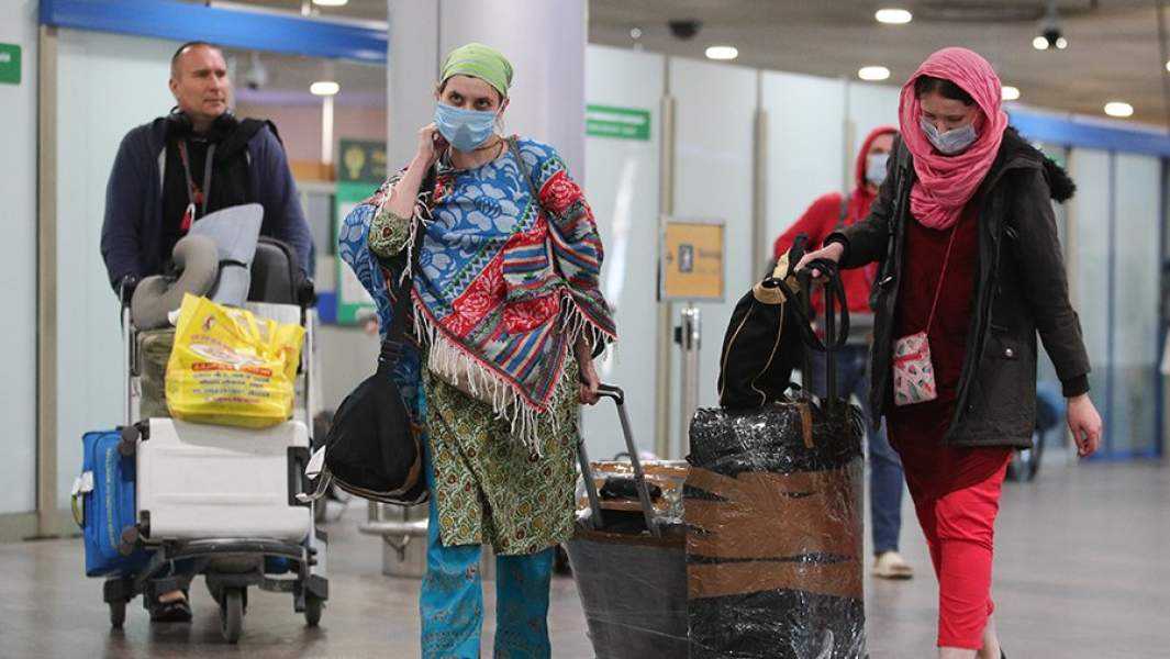 Прилет граждан России из Индии