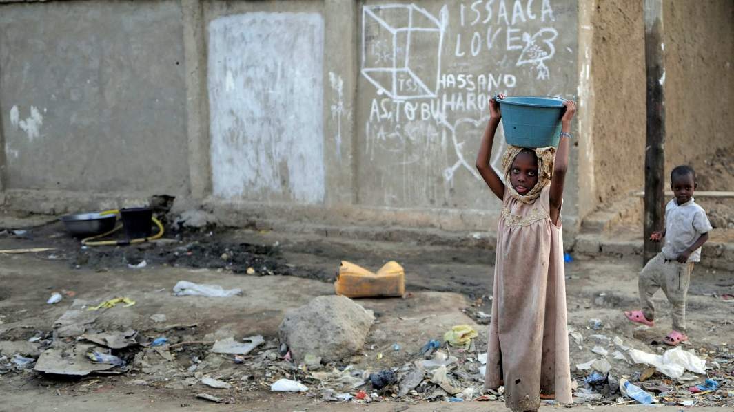 Бедный квартал в Нджамене