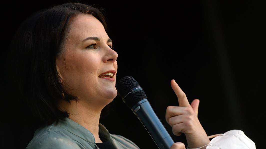 Кандидат от «Союза-90»/«Зеленых» Анналена Бербок