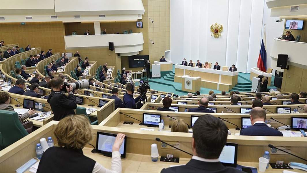 Заседание Совета Федерации РФ