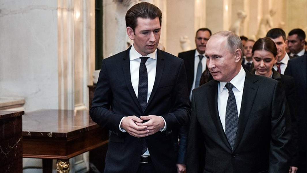Себастьян Курц и Владимир Путин