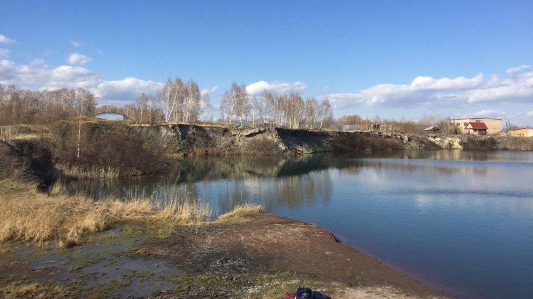 Карьер бывшей шахты Октябрьская