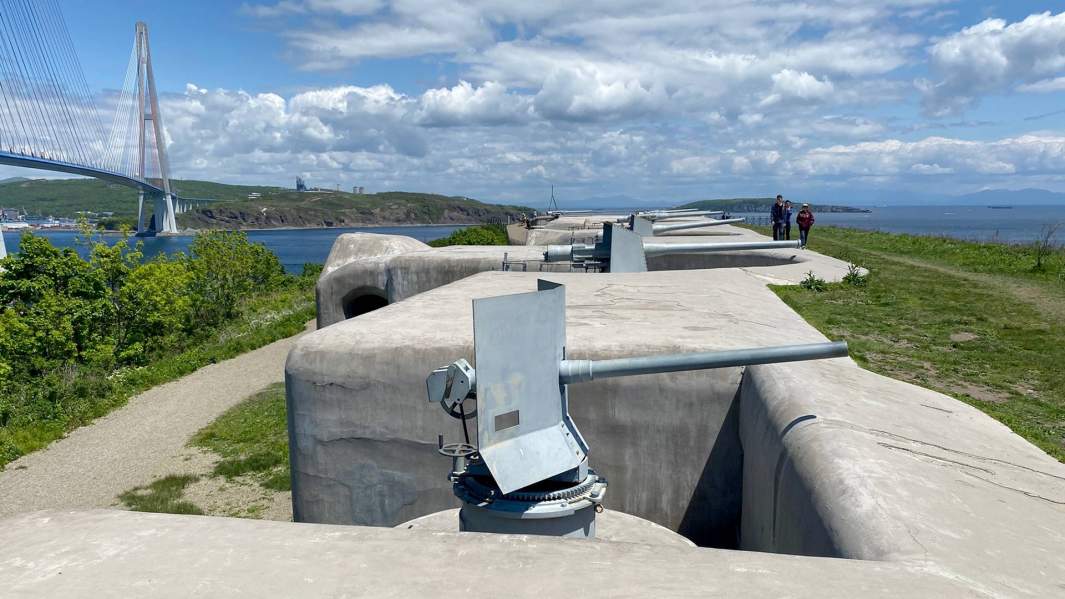 Новосильцевская батарея на острове Русский