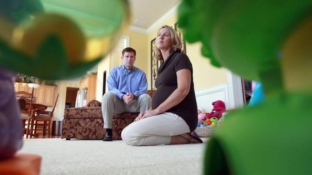 беременная  семья