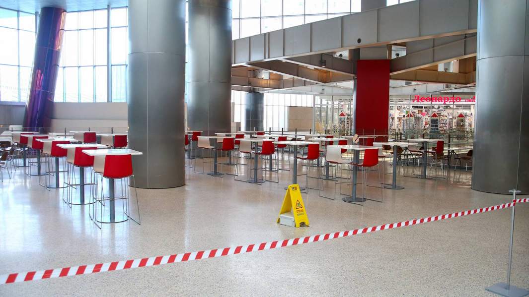 Ограниченная работа фудкортов в торговых центрах Москвы