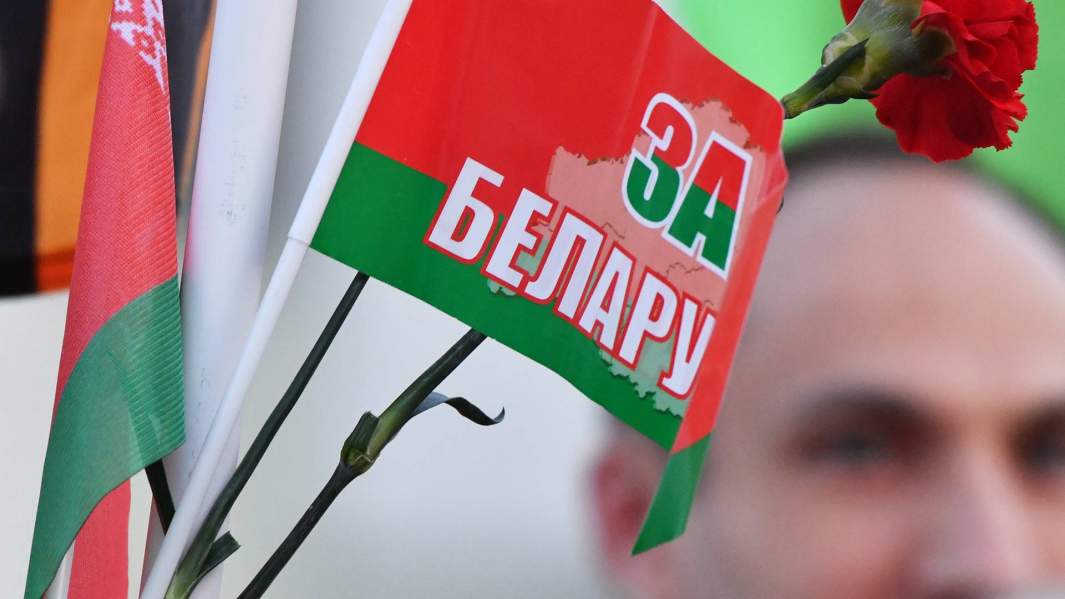 Акция в поддержку действующей власти в Минске