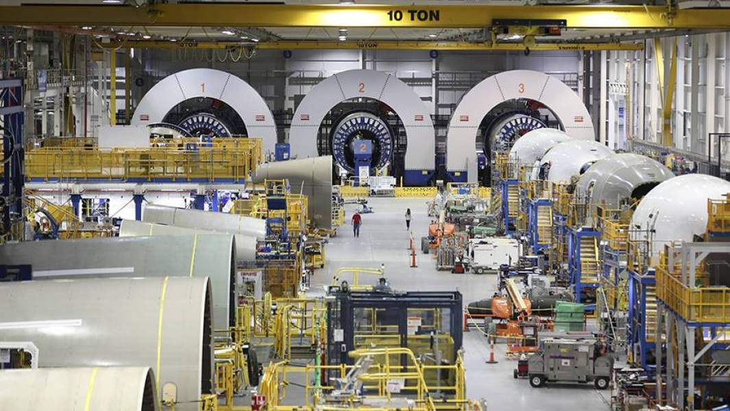 Производство самолетов Boeing