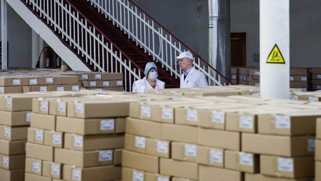 Склад готовой продукции на одной из фабрик