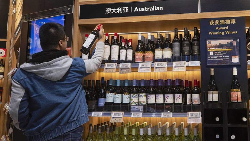 магазин вина в Китае