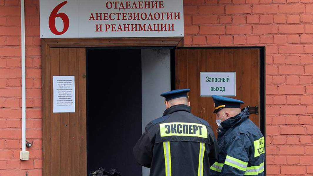 Последствия пожара в рязанской клинической больнице имени Н. А. Семашко