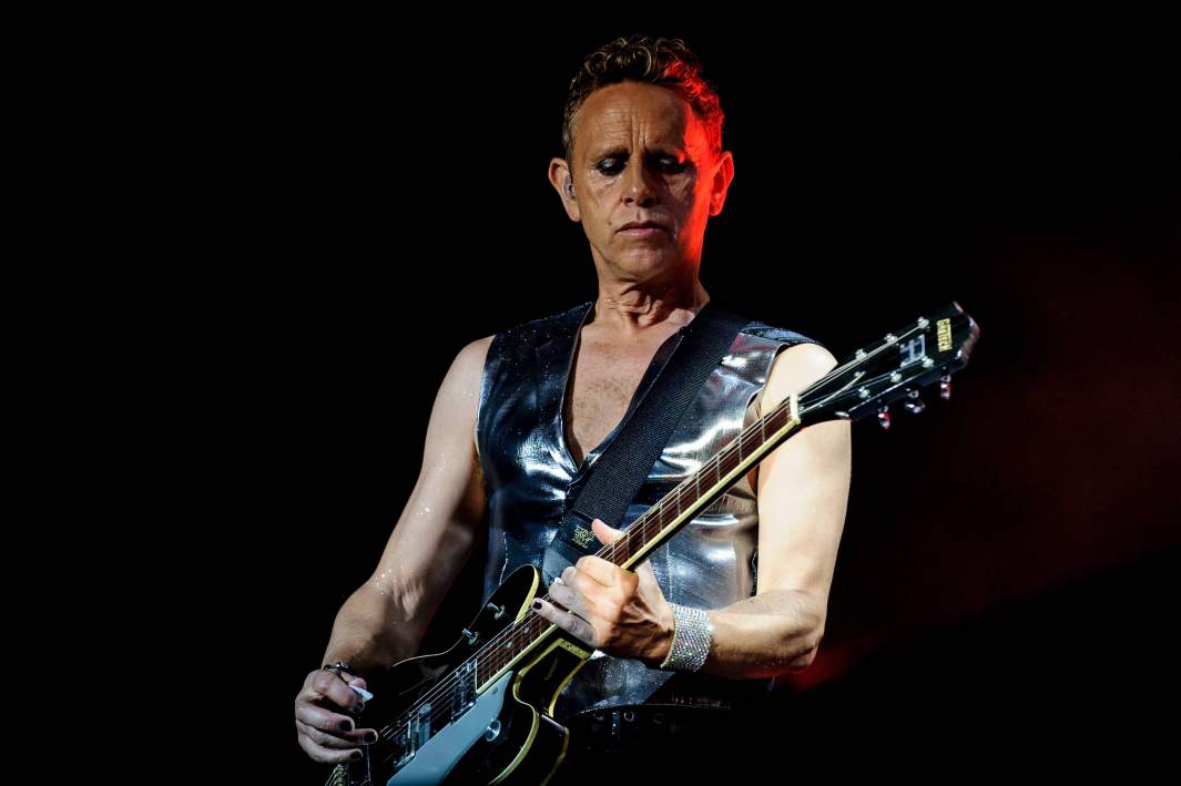 Мартин Гор во время концерта группы Depeche Mode в Торонто, Канада. 2013 год