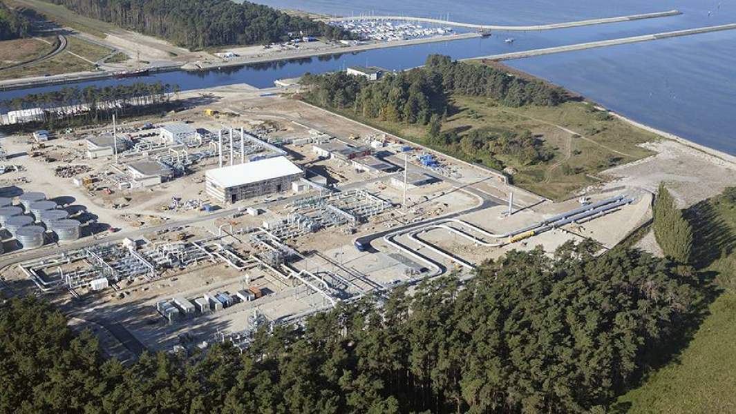 Терминал газопровода OPAL в немецком Любмине