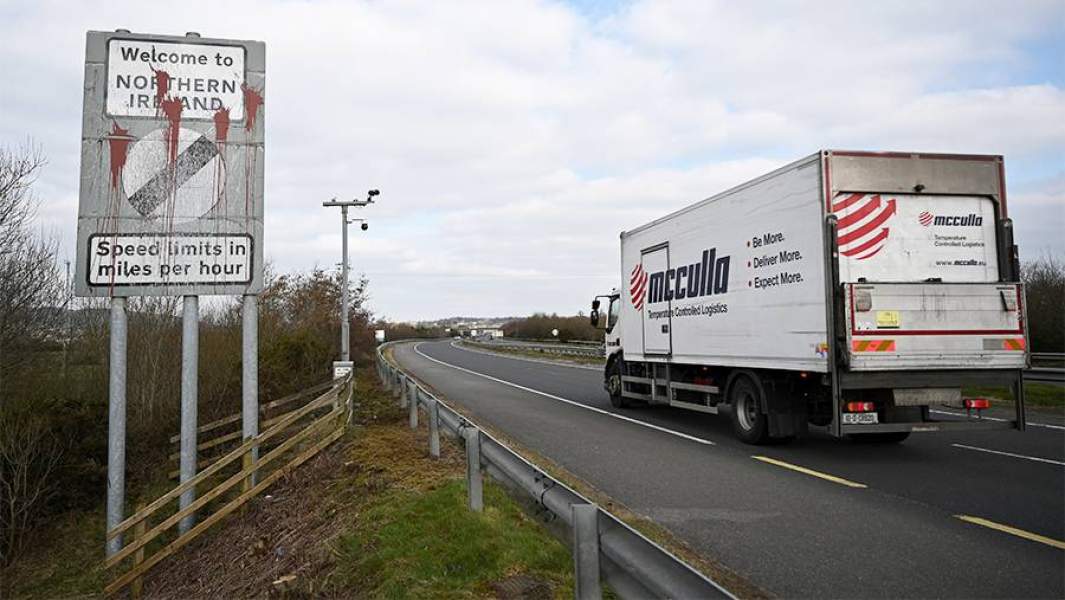 на границе Ирландии и Северной Ирландии