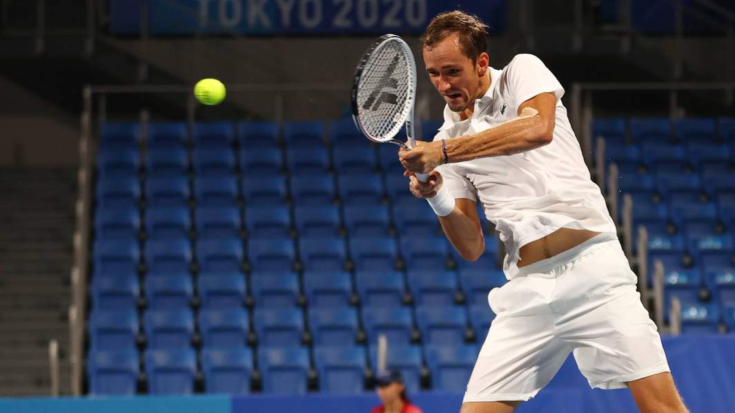 Член сборной ОКР Даниил Медведев