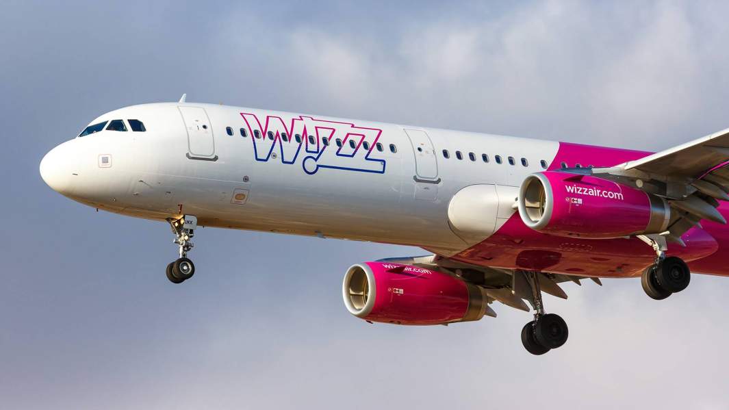 Самолет авиакомпании WizzAir