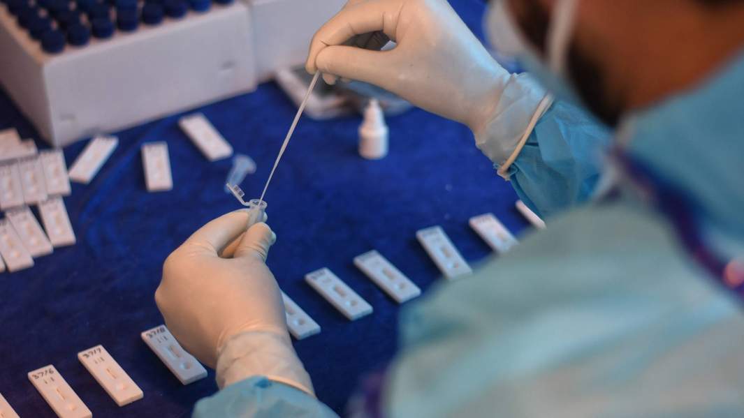 тестирование на коронавирус в Индии