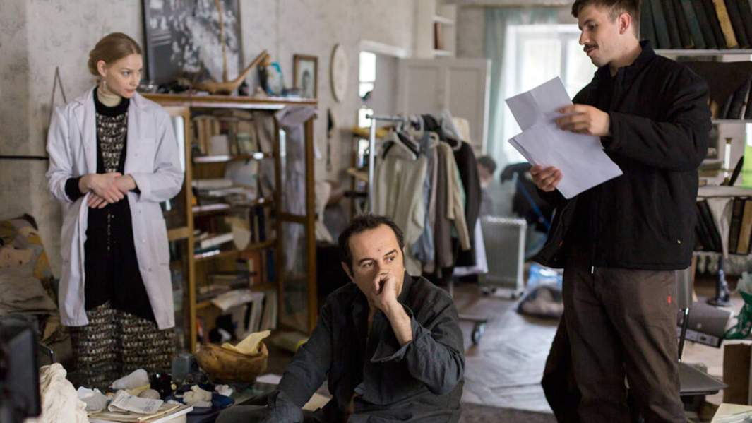 На съемках фильма «Дело»