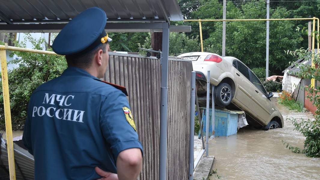 Последствия схода селя в Бахчисарайском районе