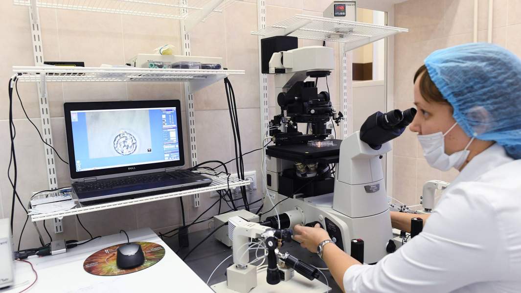 Процесс разморозки криоконсервированного эмбриона в отделении вспомогательных репродукционных технологий (ЭКО)