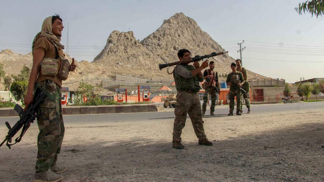 Приграничный район Спин-Болдак недалеко от Кандагара, Афганистан