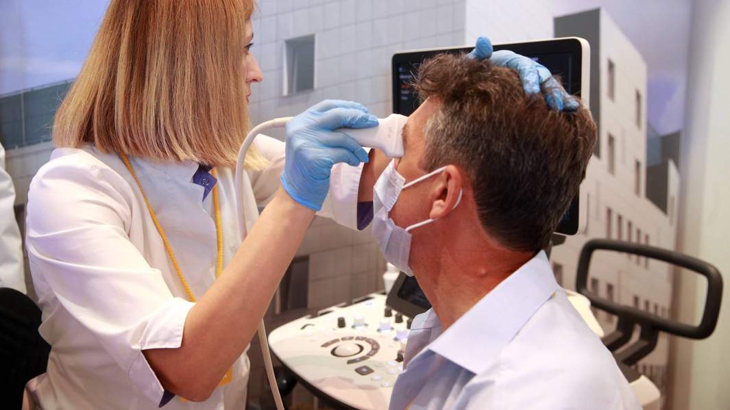 Посетитель на форуме «Здоровье Нации — основа процветания России»