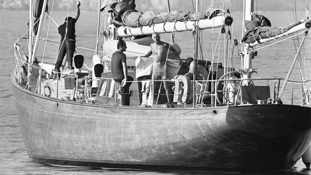 Джанни Аньелли в Сен-Жан-Кап-Ферра, 1977