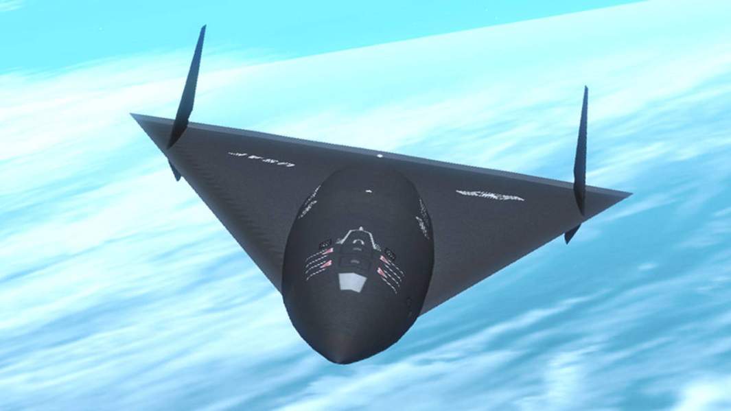 Предполагаемый вид самолёта «Аврора» в полёте