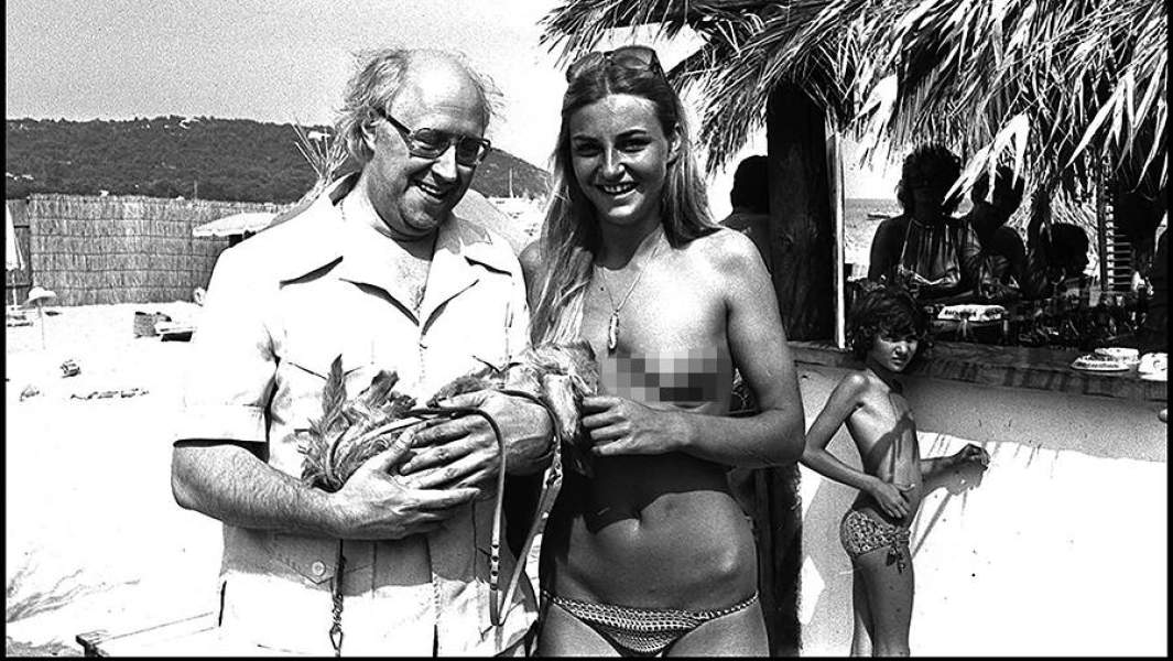 Мстислав Ростропович с поклонницей, 1976