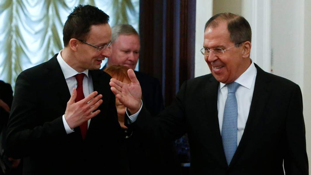 Сергей Лавров и Петер Сийярто