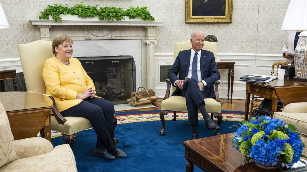 Встреча Ангелы Меркель и Джо Байдена