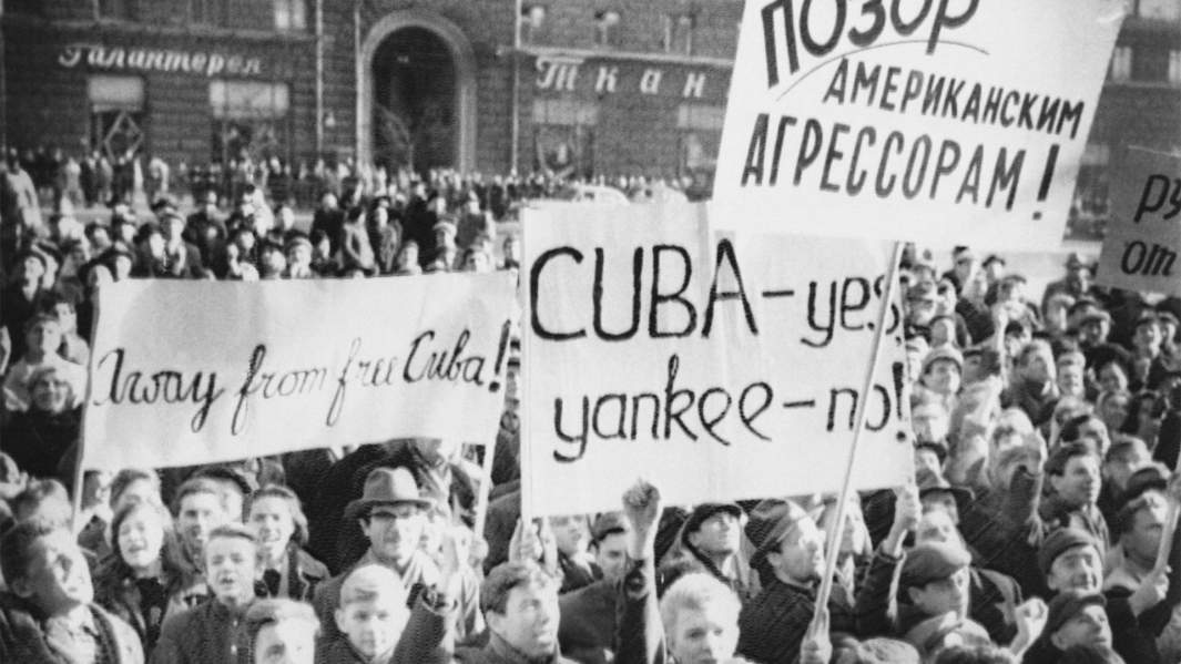 демонстрация в поддержку кубы