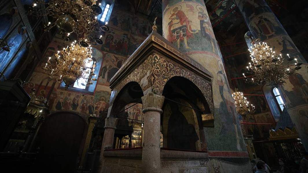 фрески собор успенский кремль